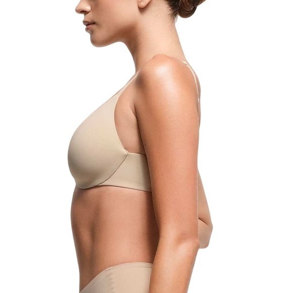SKIMS Smoothing Intimates Full Coverage Bra 40DDD‎ 40F Clay NWT - Picture 2 of 11